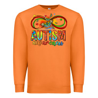 Carrot autism awareness butterfly infinity symbol Premium Sweatshirt - LillyAllenDesigns