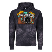 Cloud Black Sunflower Gemstone Vintage Camera Vintage Hoodie - FaDigitalArtStudio