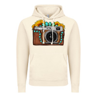 Vintage Artic Sunflower Gemstone Vintage Camera Vintage Hoodie - FaDigitalArtStudio