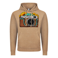 Vintage Coffee Sunflower Gemstone Vintage Camera Vintage Hoodie - FaDigitalArtStudio