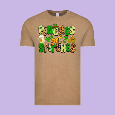 Pinches Get Stitches Vintage Tee Designed By Artiststas