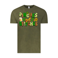 Vintage Olive pinches get stitches Vintage Tee - Artiststas