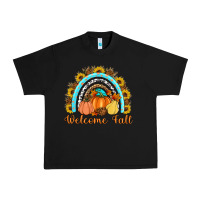 Black Welcome Fall Rainbow Urban Heavy Tee - Artiststas