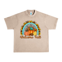 French Oak Welcome Fall Rainbow Urban Heavy Tee - Artiststas