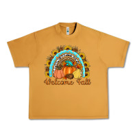 Peanut Butter Welcome Fall Rainbow Urban Heavy Tee - Artiststas