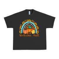Pigment Black Welcome Fall Rainbow Urban Heavy Tee - Artiststas