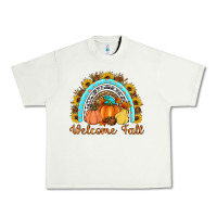 Pistachio Welcome Fall Rainbow Urban Heavy Tee - Artiststas