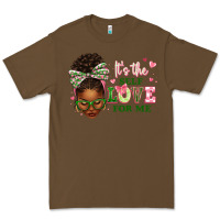 Cacao sorority colors it's the self love for me afro wom Premium Tee - texasbilliewilder