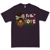 Plum sorority colors it's the self love for me afro wom Premium Tee - texasbilliewilder