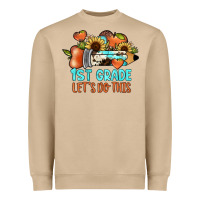 Mushroom 1 st grade let's do this Heavyweight Sweatshirt - JahusDesignShop