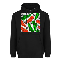 Black soccer shoes seamless pattern Heavyweight Hoodie - BundleAndBundleShop