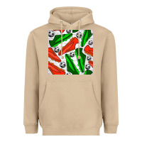 Mushroom soccer shoes seamless pattern Heavyweight Hoodie - BundleAndBundleShop