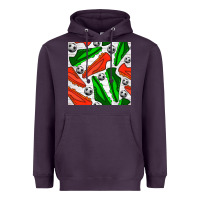 Plum soccer shoes seamless pattern Heavyweight Hoodie - BundleAndBundleShop