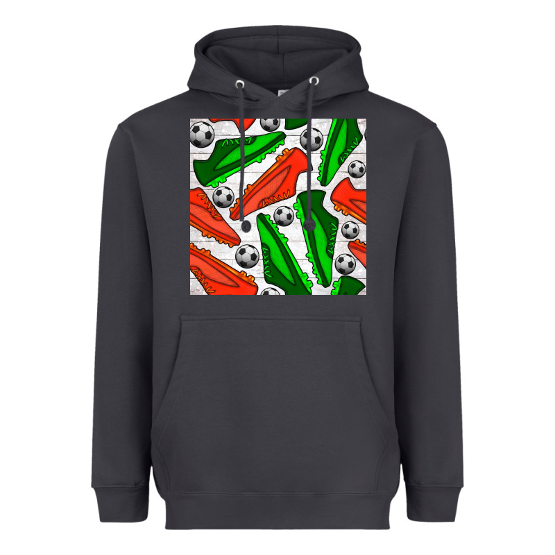 Soccer Shoes Seamless Pattern Heavyweight Hoodie by BundleAndBundleShop | Teevron