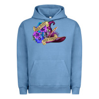 Pigment Pebble Blue sorta sweet sorta wicked Urban Hoodie - CowGirlArtShop