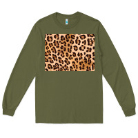 Army Green leopard background gold 3200x2400 Long Sleeve Tee - AdoDesignShop