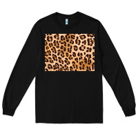 Black leopard background gold 3200x2400 Long Sleeve Tee - AdoDesignShop