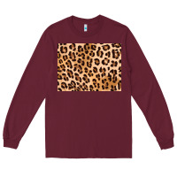Burgundy leopard background gold 3200x2400 Long Sleeve Tee - AdoDesignShop