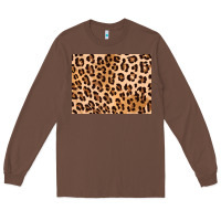 Chestnut leopard background gold 3200x2400 Long Sleeve Tee - AdoDesignShop