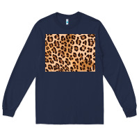 Navy leopard background gold 3200x2400 Long Sleeve Tee - AdoDesignShop