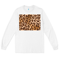 White leopard background gold 3200x2400 Long Sleeve Tee - AdoDesignShop