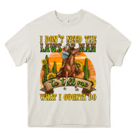 Cream western rodeo Heavy Core Tee - texasbilliewilder