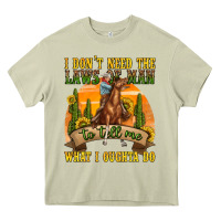 Mossy western rodeo Heavy Core Tee - texasbilliewilder
