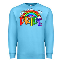 Ocean Blue pride Premium Sweatshirt - LillyAllenDesigns