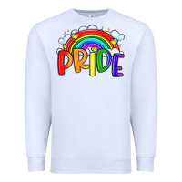 White pride Premium Sweatshirt - LillyAllenDesigns