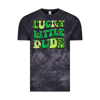 Cloud Black lucky little dude Vintage Tee - Artiststas