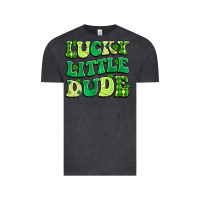 Vintage Black lucky little dude Vintage Tee - Artiststas