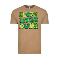 Vintage Coffee lucky little dude Vintage Tee - Artiststas