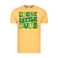 Vintage Mustard lucky little dude Vintage Tee - Artiststas