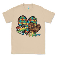 Mushroom autism hearts leopard cowhide Classic Tee - Artiststas