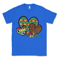 True Royal autism hearts leopard cowhide Classic Tee - Artiststas