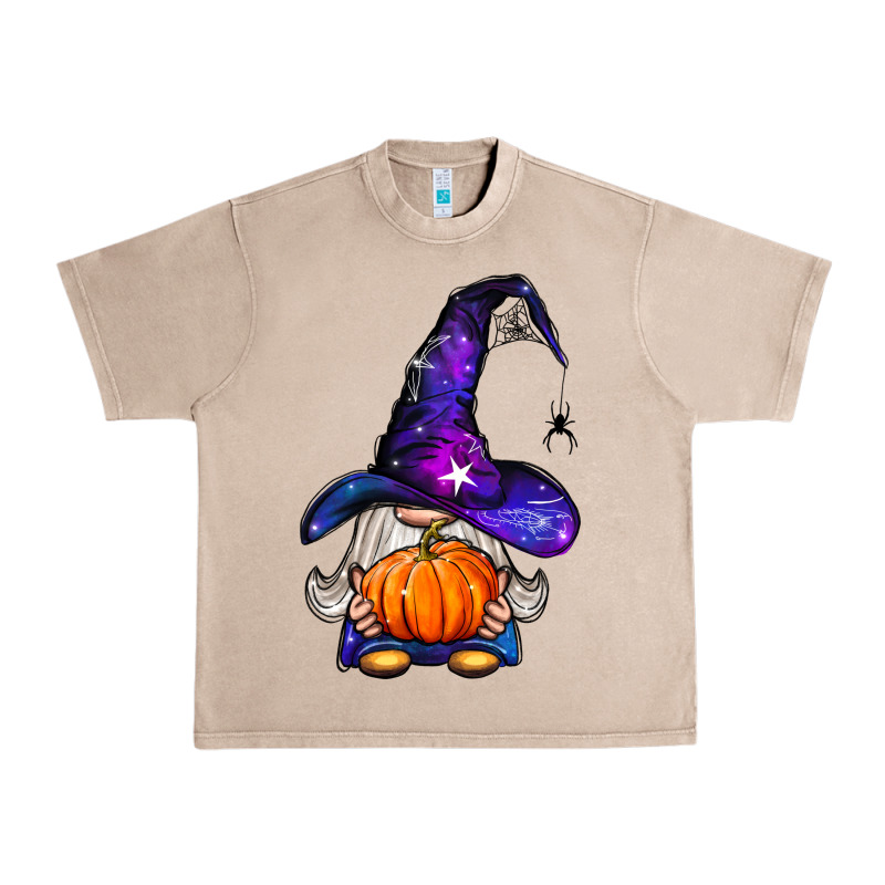 Witch Gnome With Pumpkin Urban Heavy Tee by BundleAndBundleShop | Teevron