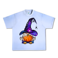 Grape Ice witch gnome with pumpkin Urban Heavy Tee - BundleAndBundleShop