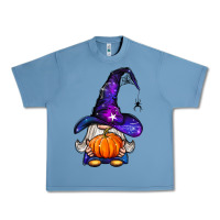 Pebble Blue witch gnome with pumpkin Urban Heavy Tee - BundleAndBundleShop