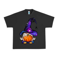 Pigment Black witch gnome with pumpkin Urban Heavy Tee - BundleAndBundleShop