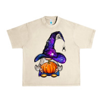 Sandshell witch gnome with pumpkin Urban Heavy Tee - BundleAndBundleShop
