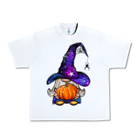 White witch gnome with pumpkin Urban Heavy Tee - BundleAndBundleShop