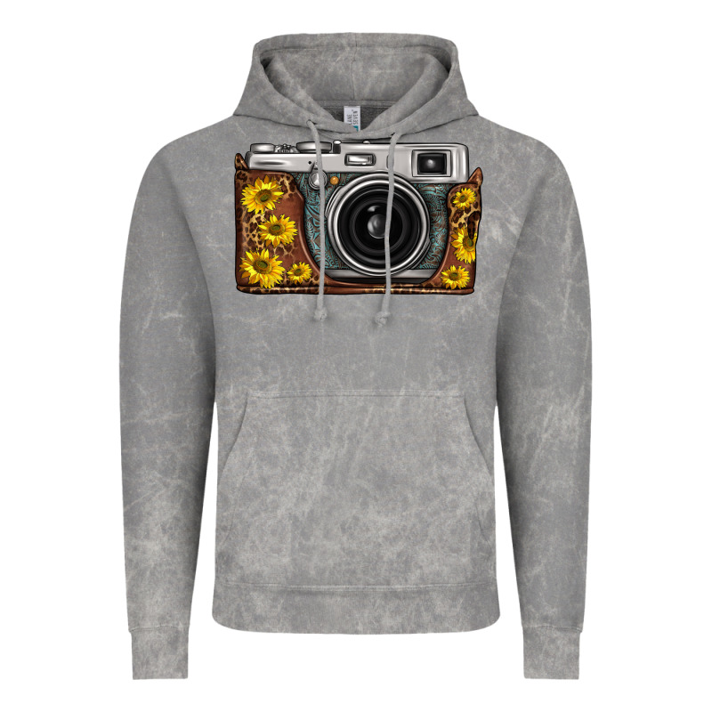 Sunflower Leopard Vintage Camera Vintage Hoodie by FaDigitalArtStudio | Teevron