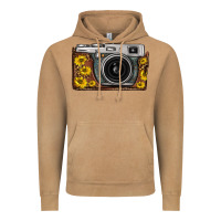 Vintage Camel sunflower leopard vintage camera Vintage Hoodie - FaDigitalArtStudio
