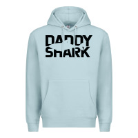 Blue Mist Daddy Shark Premium Hoodie - Bettercallsaul