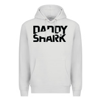 Dove Grey Daddy Shark Premium Hoodie - Bettercallsaul