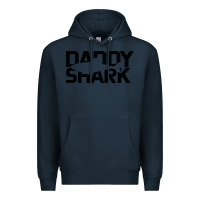 Navy Daddy Shark Premium Hoodie - Bettercallsaul