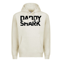 Oatmeal Heather Daddy Shark Premium Hoodie - Bettercallsaul