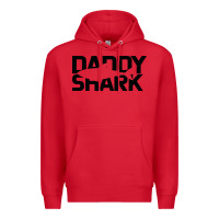 Red Daddy Shark Premium Hoodie - Bettercallsaul