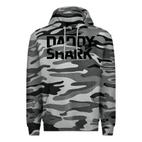 Slate Camo Daddy Shark Premium Hoodie - Bettercallsaul
