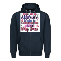 Navy small business Zipper Hoodie - MaliasSmallBusiness